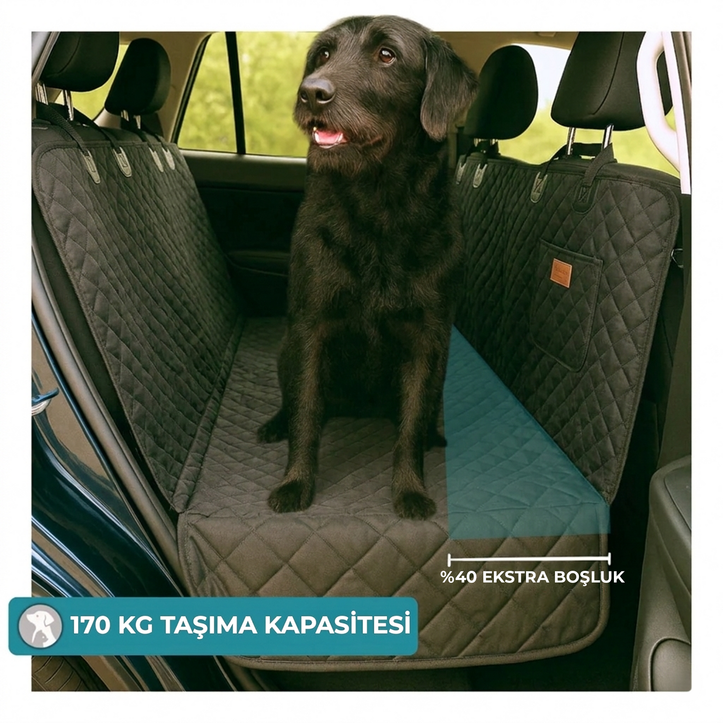 Patigo Köpek Araba Arka Koltuk Kılıfı